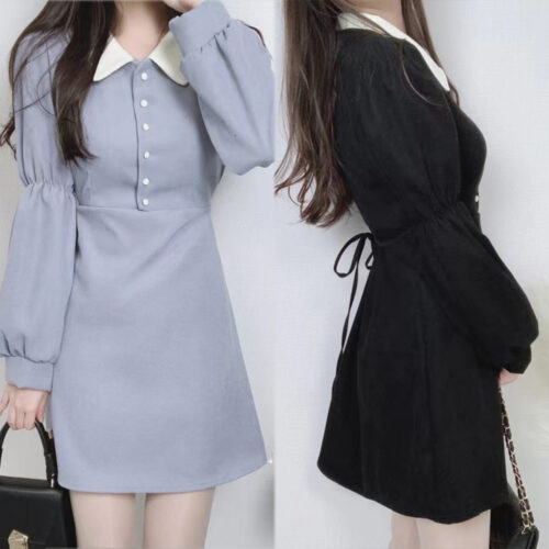 Korean Dress ชุดเดรสสุภาพสไตล์เกาหลี