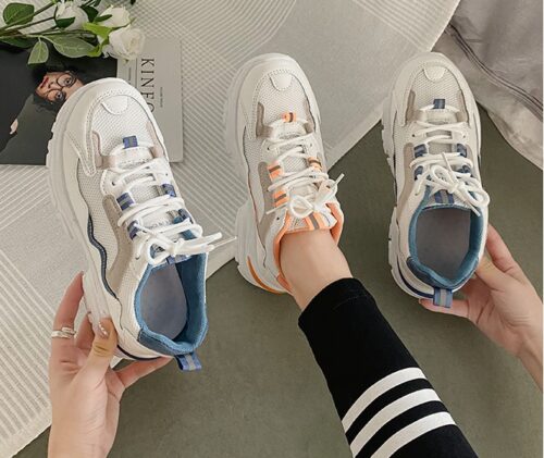 Amoe รองเท้าผ้าใบสีขาว 92278